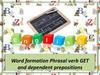 Word formation. Phrasal verb GET and dependent prepositions