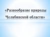 Природа Челябинской области