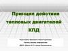 Принцип действия тепловых двигателей КПД