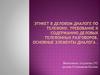 Этикет в деловом диалоге по телефону, требование к содержанию деловых телефонных разговоров