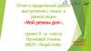 Отчет о проделанной работе выступление с темой в рамках акции «Мой режим дня». Логинова Ульяна