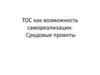 ТОС как возможность самореализации. Средовые проекты