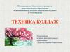 Техника коллаж