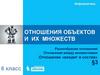 Отношения объектов и их множеств
