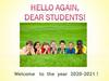 Welcome to the year 2020-2021