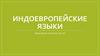 Индоевропейские языки