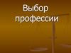 Выбор профессии – путь к успеху