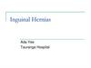 Abdominal Hernias. Ada Yee