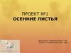 Осенние листья. Проект №1