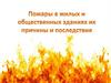 Пожары в общественных местах