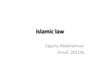 Islamic law