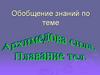 Архимедова сила. Плавание тел