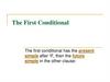 Условные предложения. The first conditional