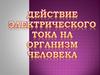Действие электрического тока на организм человека