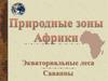 Природные зоны Африки. Экваториальные леса. Саванны