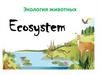 Экология животных. Тест