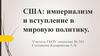 США: империализм и вступление в мировую политику