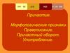 Причастие. Морфологические признаки. Правописание. Причастный оборот. Употребление