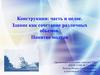 Конструкция: часть и целое. Здание как сочетание различных объемов