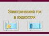 Электрический ток в жидкостях. Электролитическая диссоциация