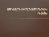 Структура исследовательской работы