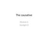 The causative