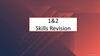 Skills Revision