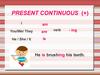 Present Continuous (+)