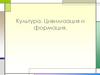 Культура. Цивилизация и формация