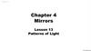 Mirrors. Lesson 13. Patterns of Light