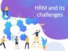 HRM and its challenges