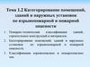 Категорирование помещений, зданий и наружных установок по взрывопожарной и пожарной опасности