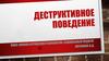 Деструктивное поведение