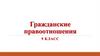 Гражданские правоотношения