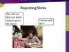 Reporting Verbs