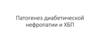 Патогенез диабетической нефропатии и ХБП