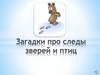Следы животных. Загадки