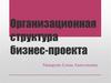 Организационная структура бизнес-проекта