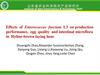 Effects of Enterococcus faecium L3 on  performance, egg quality and intestinal microflora in Hyline-brown laying hens