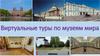 Виртуальные туры по музеям мира