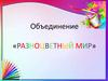 Объединение «Разноцветный мир»