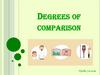Сравнения прилагательных в английском языке. Degrees of comparison
