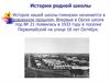 История родной школы