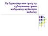 Су бұрқақтар мен суару су құбырының сумен жабдықтау жүйелерін жобалау