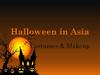 Halloween in Asia. Costumes & Makeup