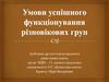 Умови успішного функціонування різновікових груп у дитячому садку