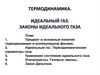 Термодинамика. Идеальный газ. Законы идеального газа