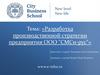 Разработка производственной стратегии предприятия ООО "СМСи-рус"