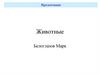Животные