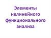 Элементы нелинейного функционального анализа. Гладкие многообразия